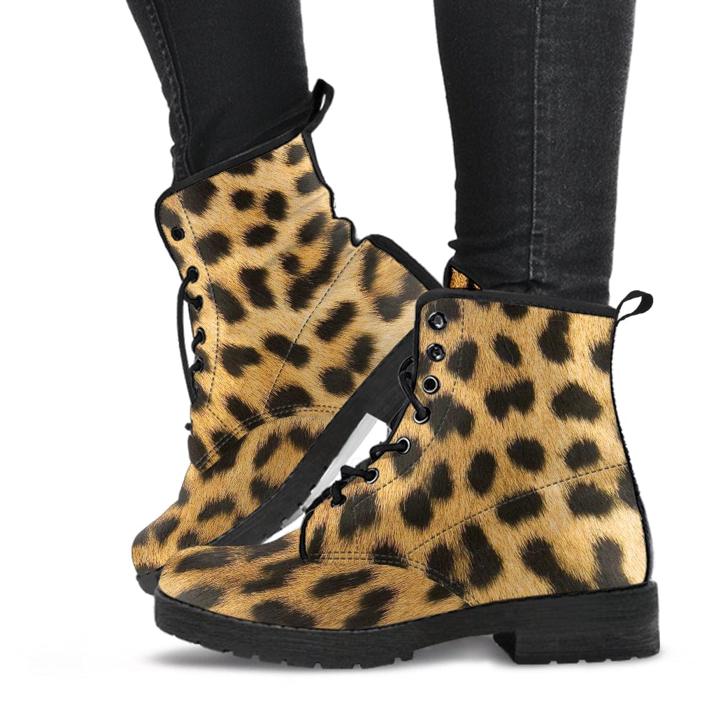 Shoes Leopard Print Cruelty Free Leather Boots