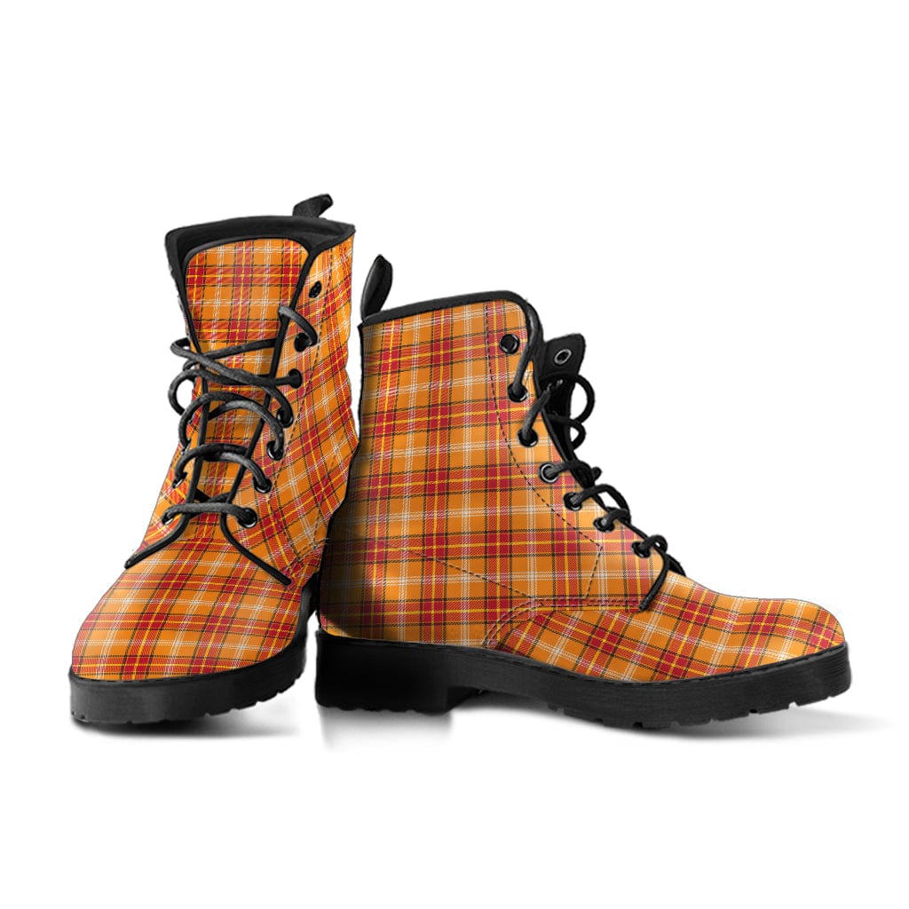 Shoes Manitoba Tartan - Cruelty Free Leather Boots Shoezels™ Shoes | Boots | Sneakers
