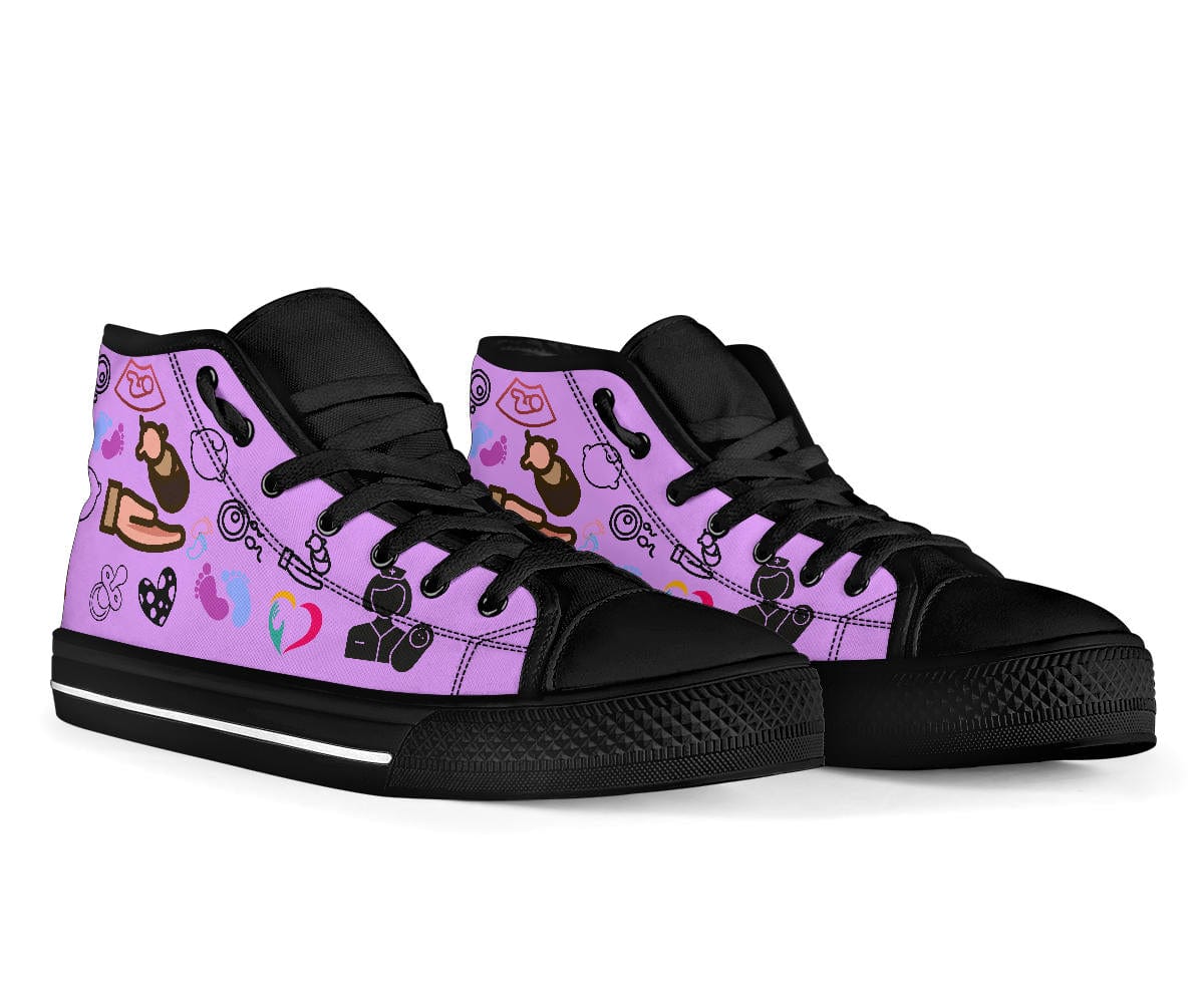 Shoes Midwife Doodle - High Tops Shoezels™ Shoes | Boots | Sneakers