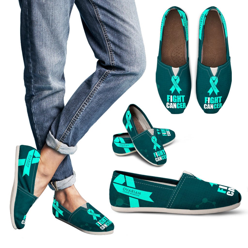 Shoes Ovarian Cancer Awareness Casual Sneakers