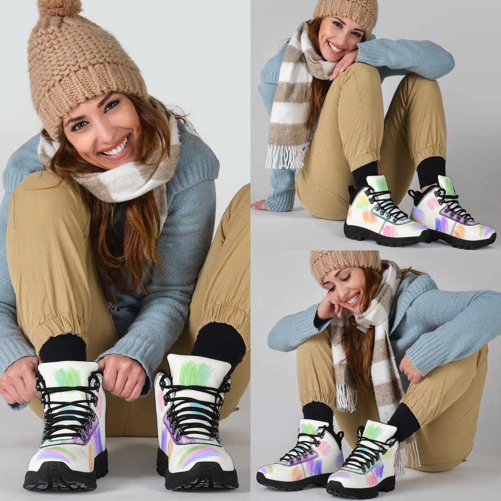 Shoes Paint Splash - Alpine Boots Shoezels™ Shoes | Boots | Sneakers