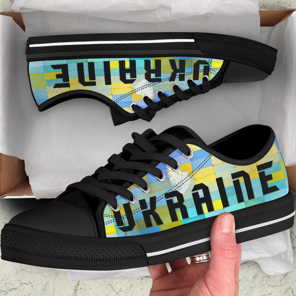 Shoes Ukraine Peace Dove - Low Tops Shoezels™ Shoes | Boots | Sneakers