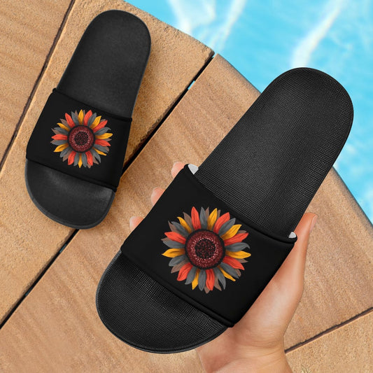 Shoes Sunflower Slider Shoes Women's Slide Sandals - Black - Sunflower Slider Shoes / US5 (EU36)