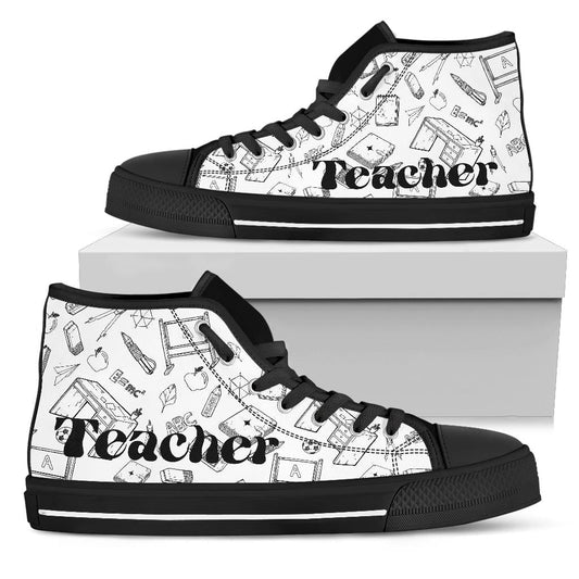 Shoes Teacher - High Tops Womens High Top - Black - Teacher High Tops / US5.5 (EU36)