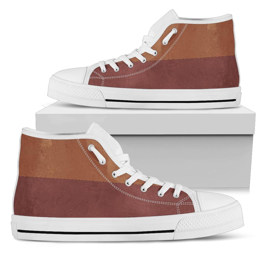 Shoes Biscuit & Mocha - High Tops Womens High Top - White - Biscuit & Mocha - High Tops / US5.5 (EU36)