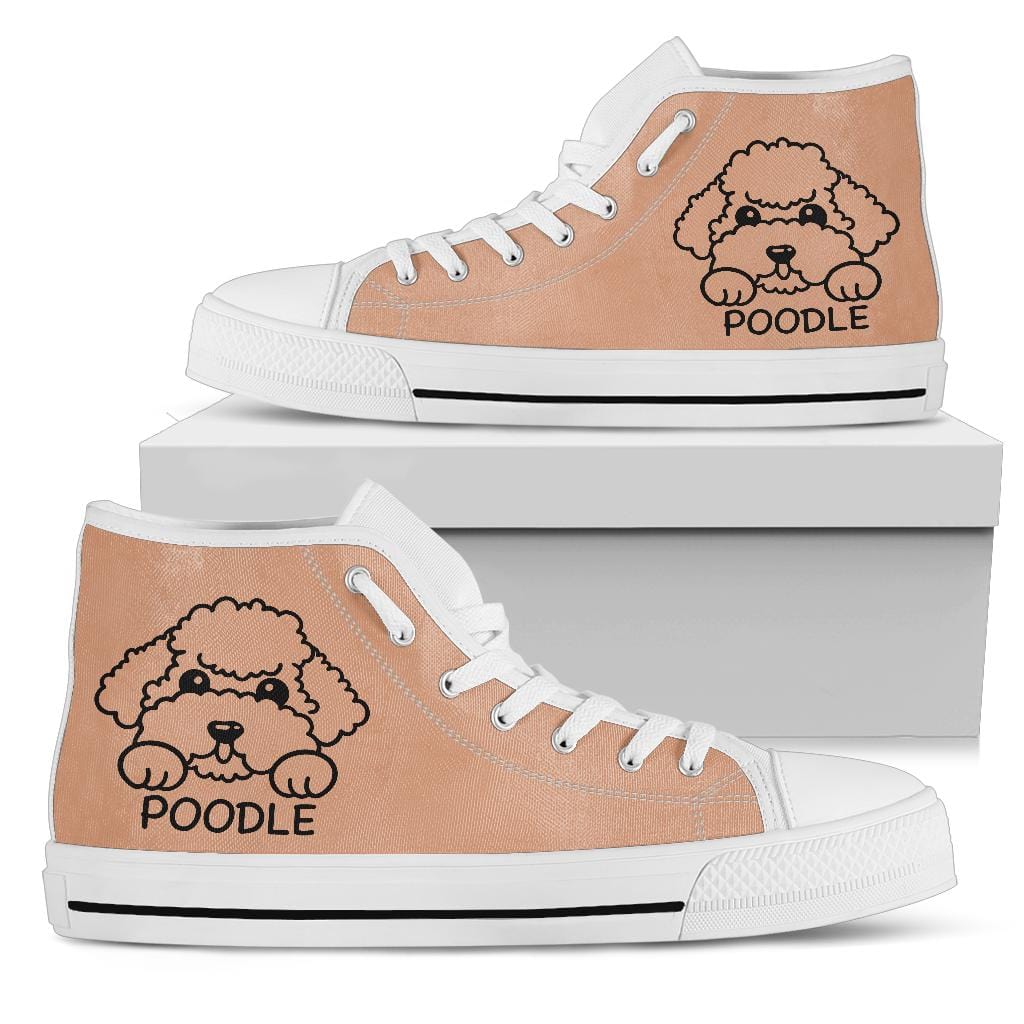 Shoes Poodle - High Tops Womens High Top - White - Poodle - High Tops / US5.5 (EU36)