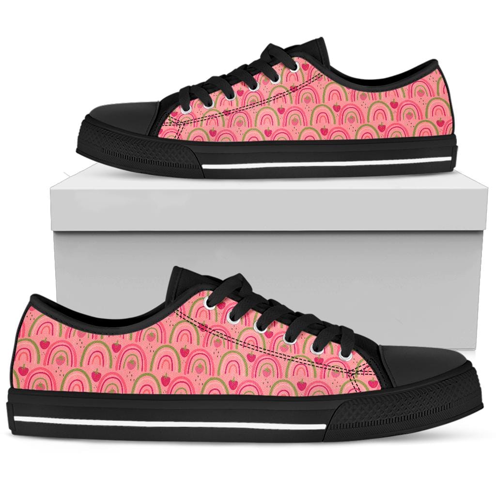 Shoes Berry Happy - Low Tops Womens Low Top - Black - Berry Happy - Low Tops / US5.5 (EU36) Shoezels™ Shoes | Boots | Sneakers