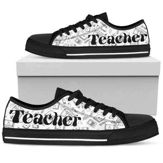 Shoes Teacher - Low Tops Womens Low Top - Black - Teacher - Low Tops / US5.5 (EU36)