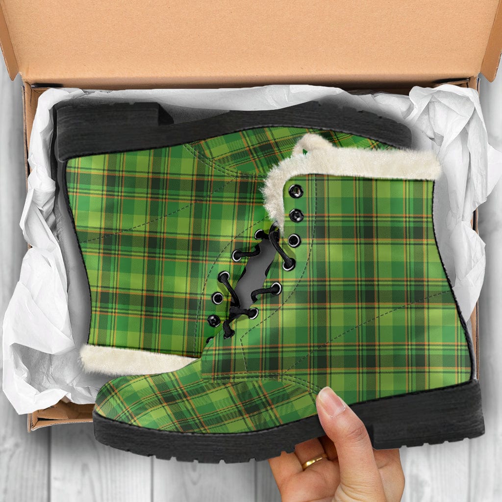 St Patricks - Cruelty Free Fur Lined Boots Shoezels™ Shoes | Boots | Sneakers