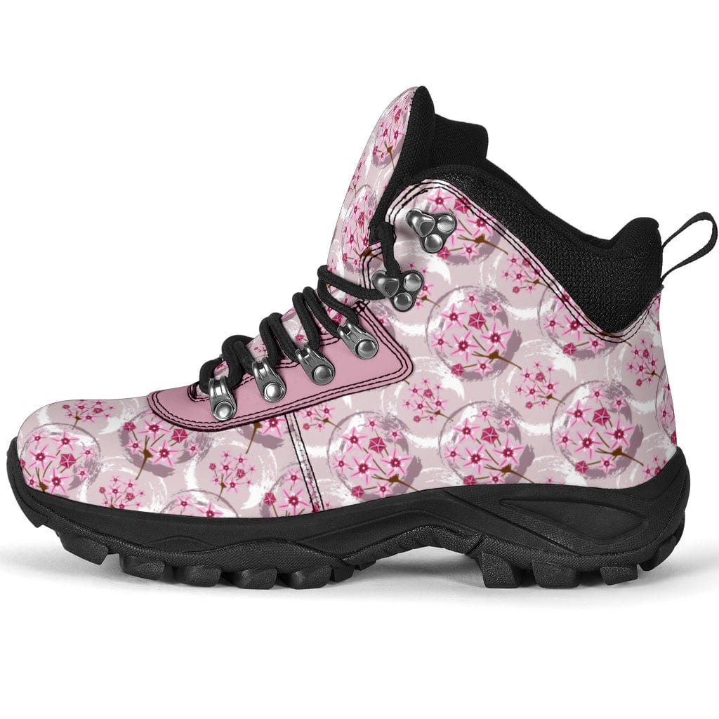 Pink Floral Ball - Alpine Boots Women's Alpine Boots - Pink Ball - Alpine Boots / US5.5 (EU36) Shoezels™ Shoes | Boots | Sneakers