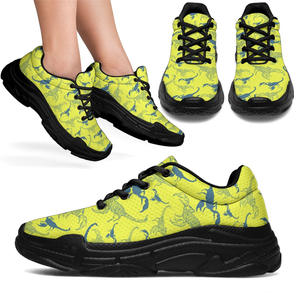 Scorpion - Chunky Sneakers Women's Sneakers - Black - Scorpion - Chunky Sneakers / US5.5 (EU36) Shoezels™ Shoes | Boots | Sneakers