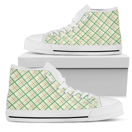 St Patricks - High Tops Womens High Top - White - St Patricks - High Tops / US5.5 (EU36) Shoezels™ Shoes | Boots | Sneakers