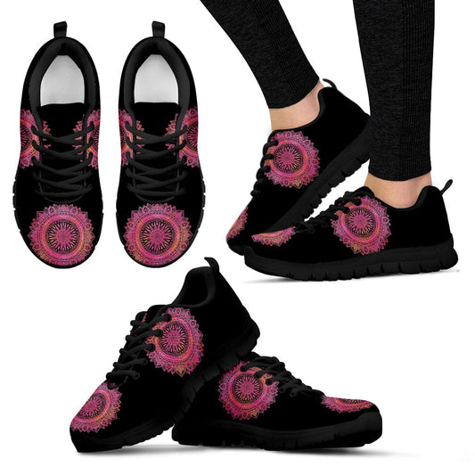 Shoes Pink and Black Women's Sneakers
