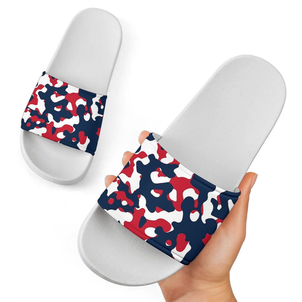 Shoes Red and Navy Camo - Slider Shoes