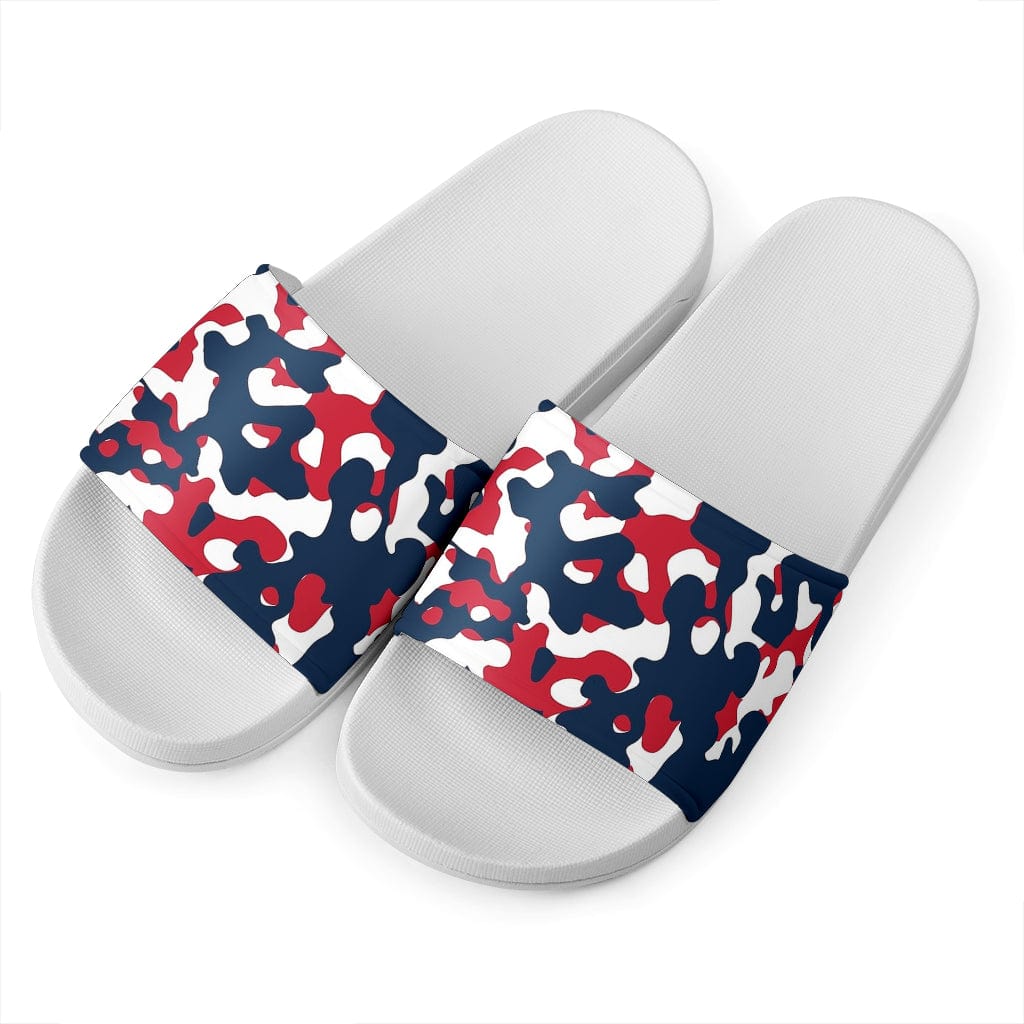 Shoes Red and Navy Camo - Slider Shoes