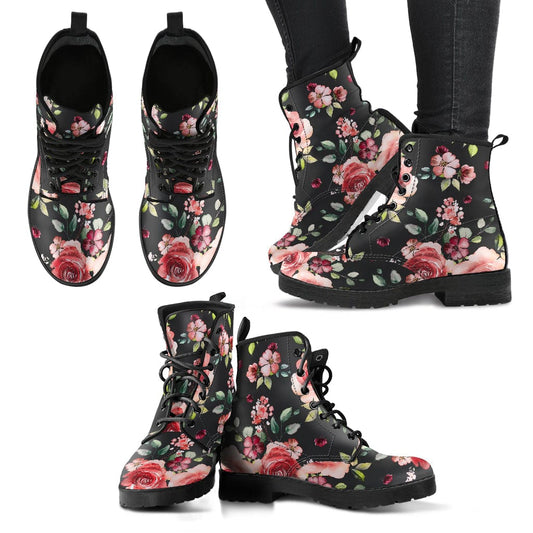 Shoes Roses Cruelty Free Leather Boots