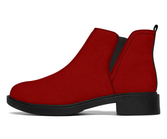 Shoes Vegan Red Fashion Boots