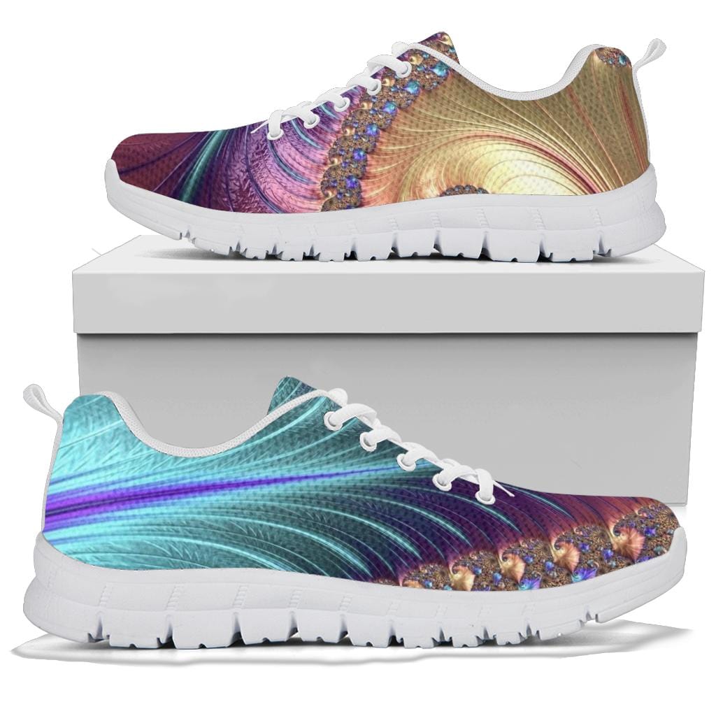 Shoes White Peacock Feather Festival Sneaker Shoes
