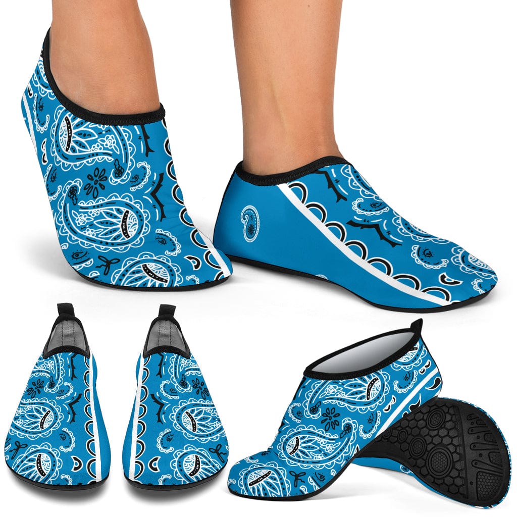 Sky Blue Bandana Aqua Shoes