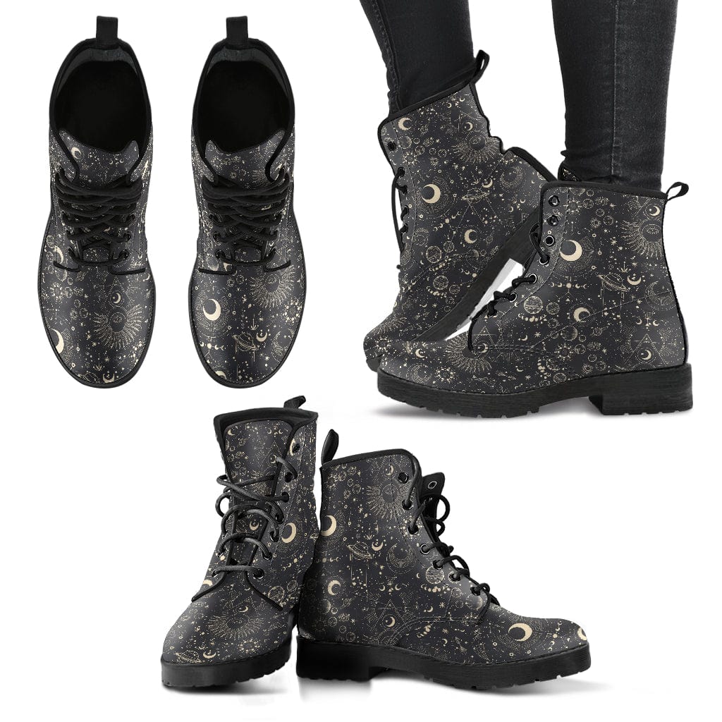 Solar System - Cruelty Free Leather Boots Shoezels™