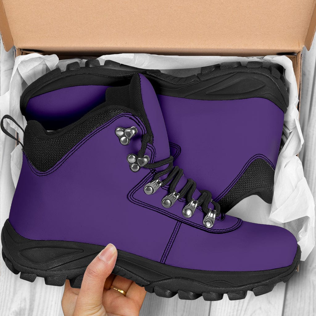 Solid Purple - Alpine Boots Shoezels™