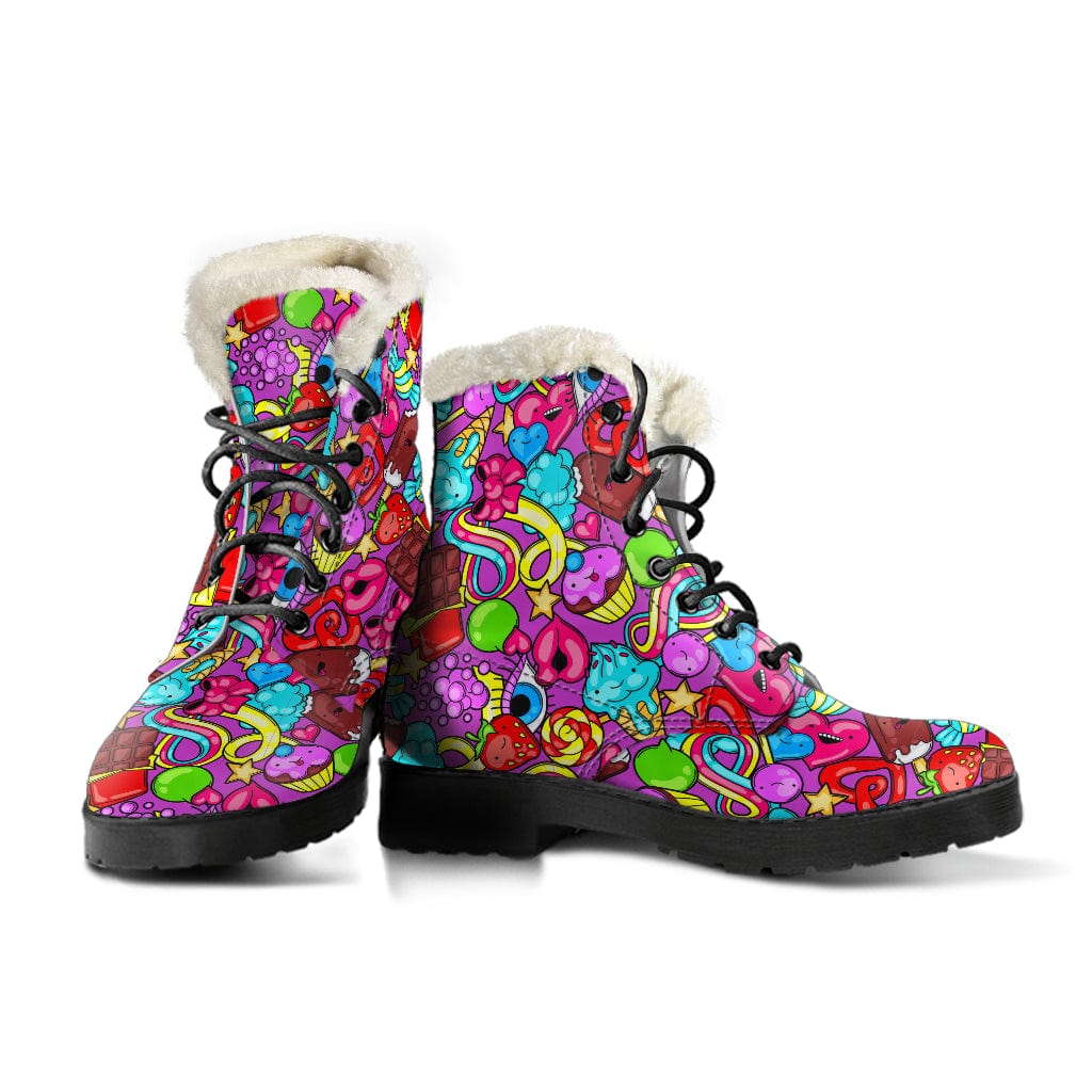Sweet Things - Cruelty Free Fur Lined Boots Shoezels™