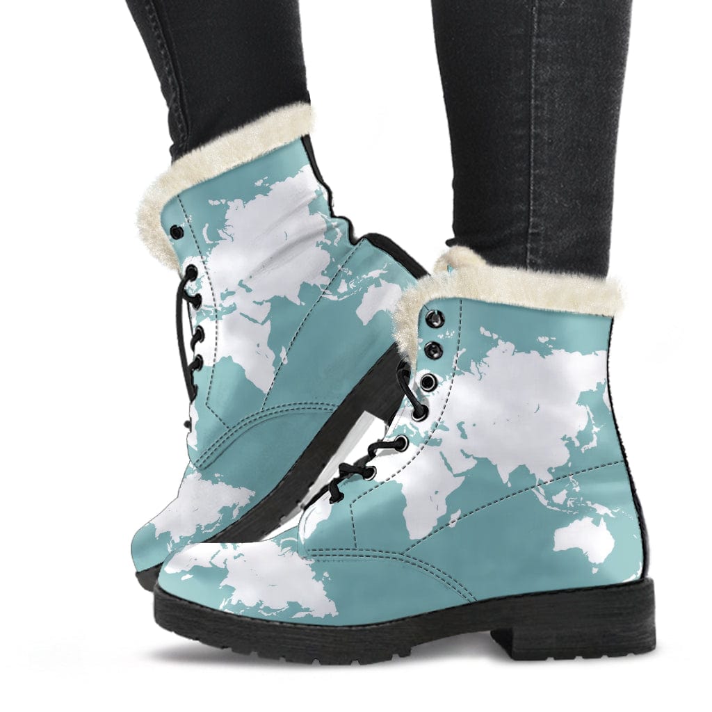 Wanderlust Map - Cosy Boots Shoezels™