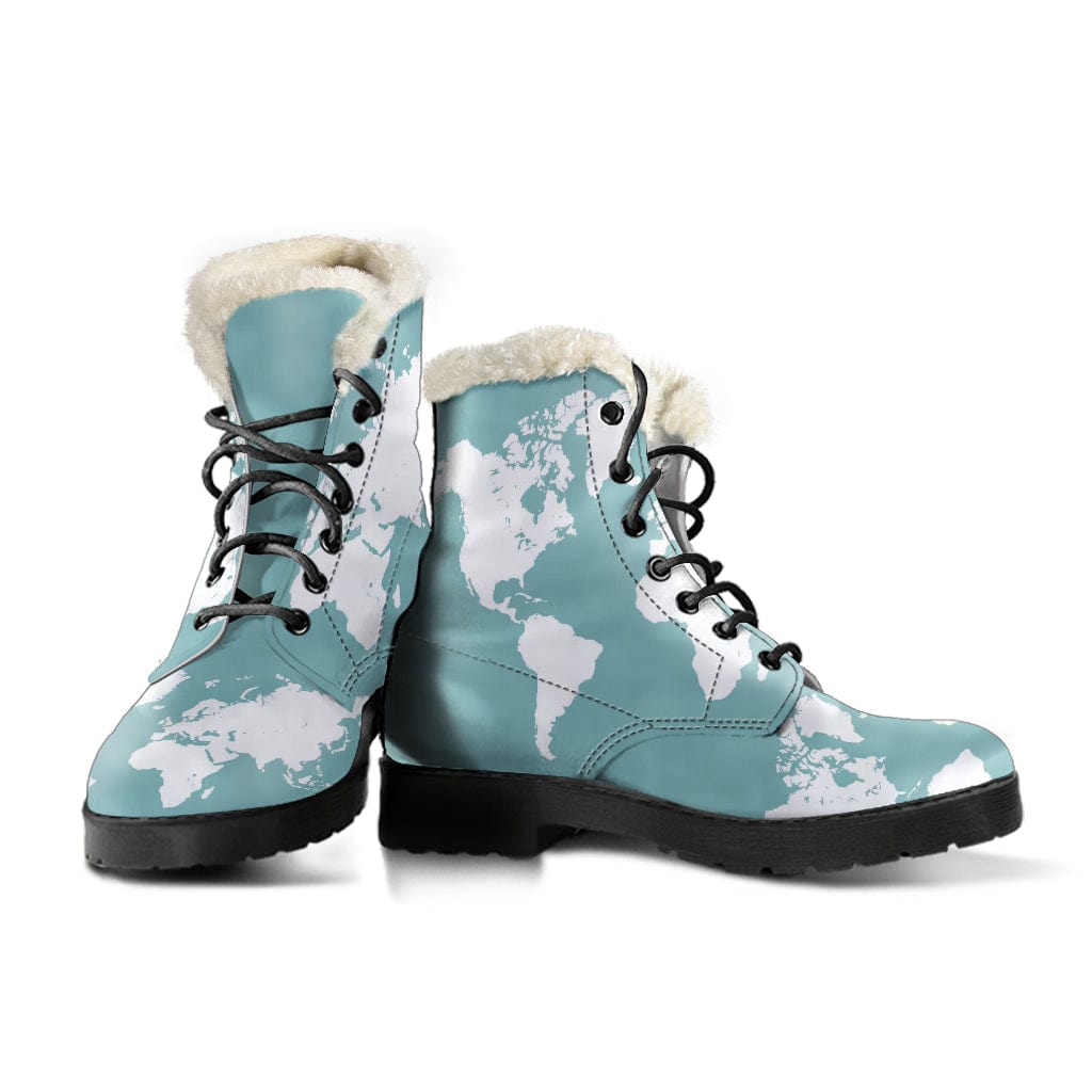 Wanderlust Map - Cosy Boots Shoezels™