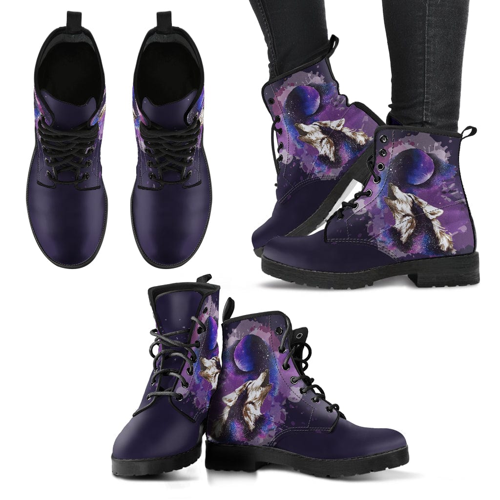 Wolf and Moon Cruelty Free Leeather Boots