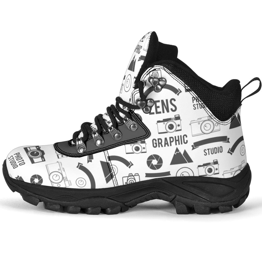 Photography Words - Alpine Boots Women's Alpine Boots - Photography Words - Alpine Boots / US5.5 (EU36) Shoezels™