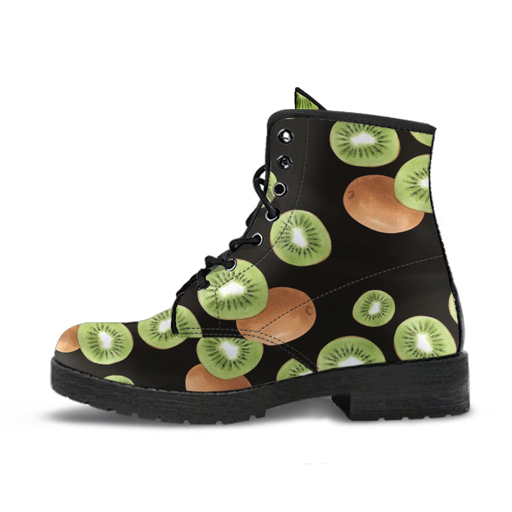 Kiwifruit - Urban Boots Women's Leather Boots - Black - Kiwifruit - Urban Boots / US5 (EU35) Shoezels™