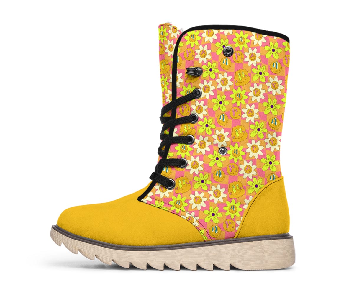 Crazy Flowers - Winter Boots Women’s Polar Boots - Crazy Flowers Small - Winter Boots / US4.5 (EU35) Shoezels™
