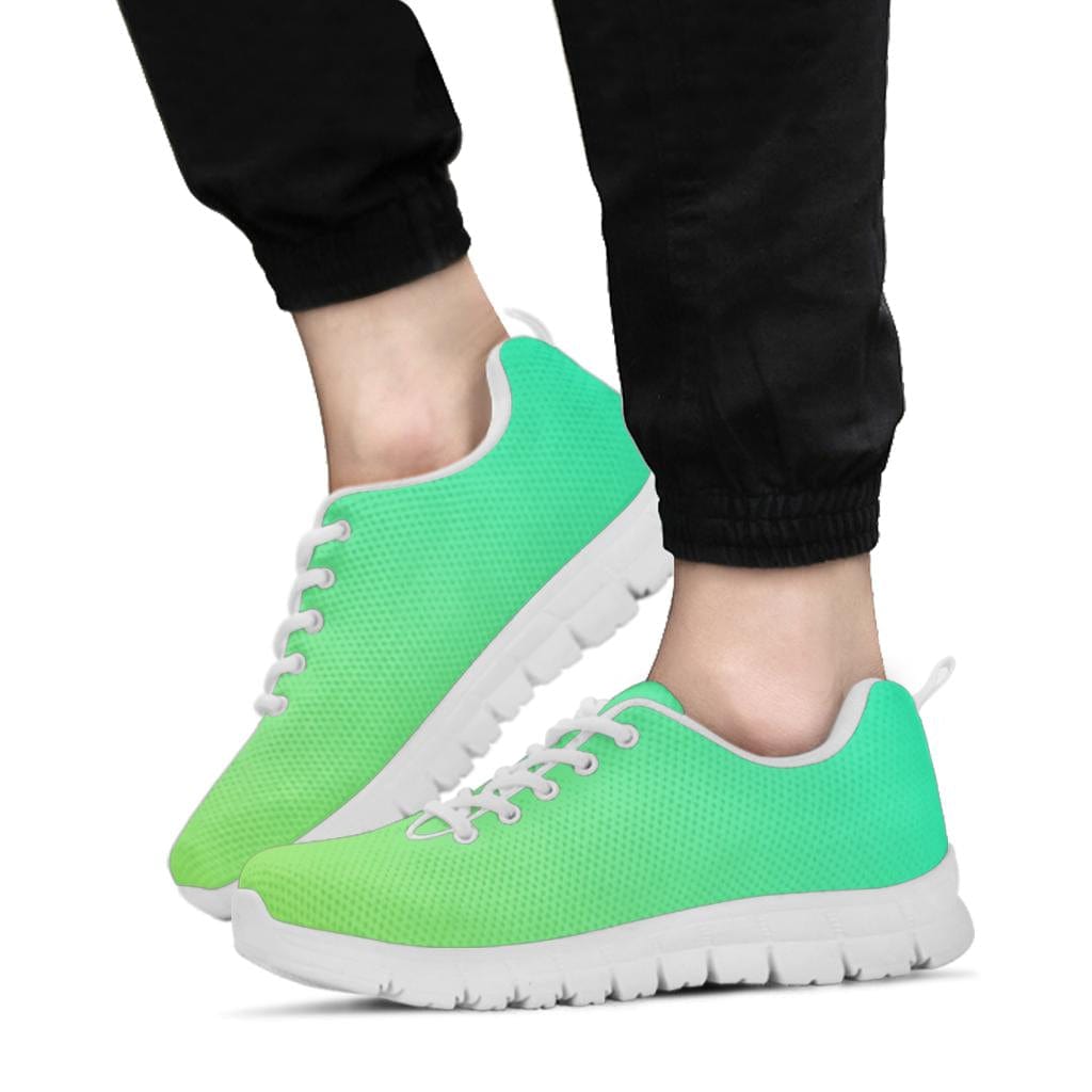 Shades of Light Green - Sneakers Women's Sneakers - White - Shades of Green - Sneakers / US5 (EU35) Shoezels™