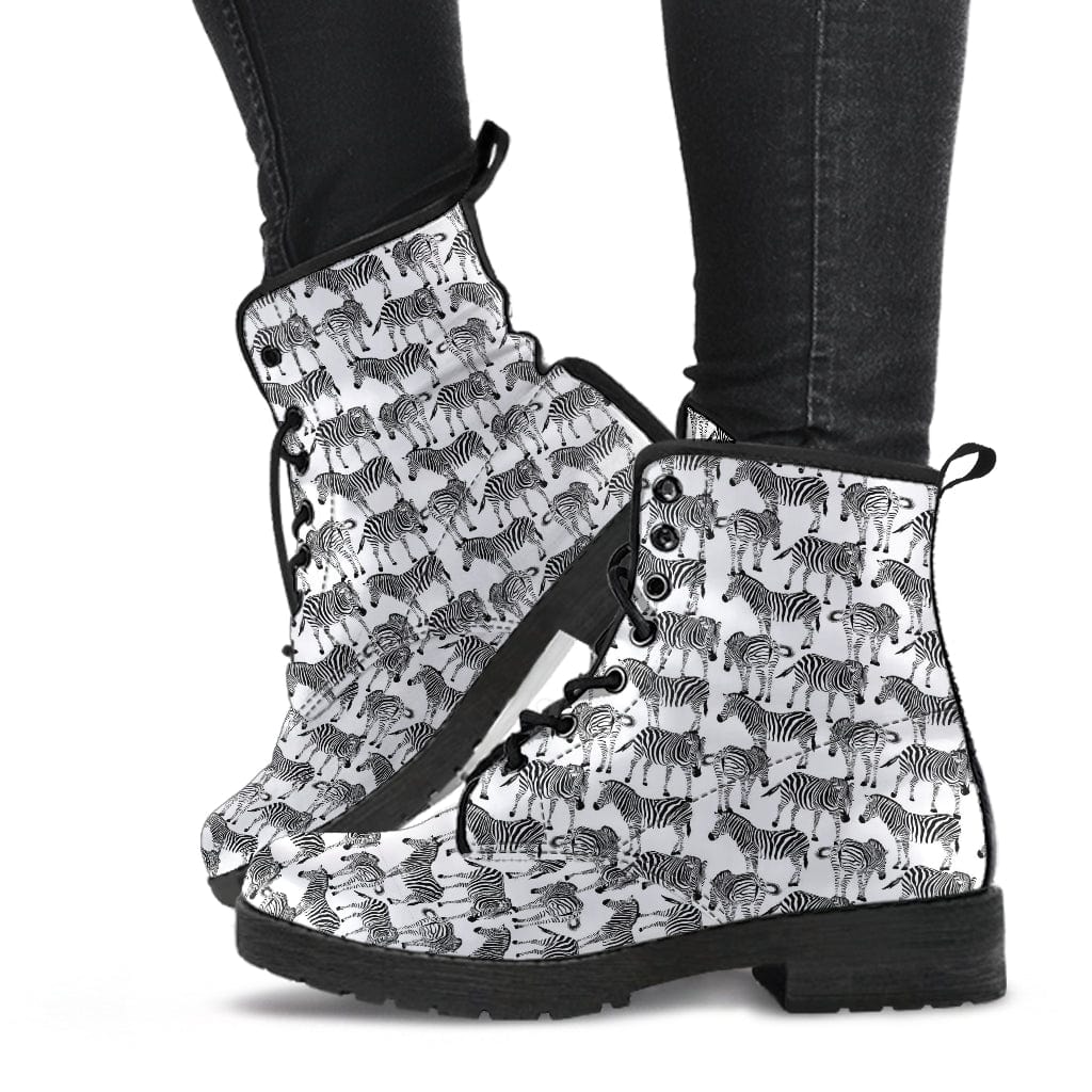 Zebra White - Urban Boots Shoezels™